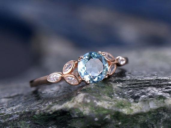 Arya 1.82ct Aquamarine Engagement Ring with Seamless Diamond Halo – Unique Engagement  Rings NYC | Custom Jewelry by Dana Walden Bridal