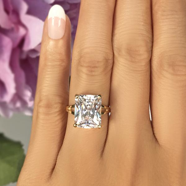 Gorgeous 4ct Emerald Cut Sapphire Ring White Sapphire Accents Sz 5 6 7 8 9  Custom Size Jewelry Gift Wife Bridal September Valentine - Etsy | Emerald  cut sapphire ring, Emerald cut diamond ring, White sapphire ring