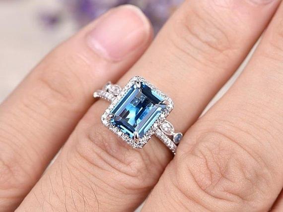 Custom Blue-green Sapphire And Diamond Engagement Ring #103450 - Seattle  Bellevue | Joseph Jewelry